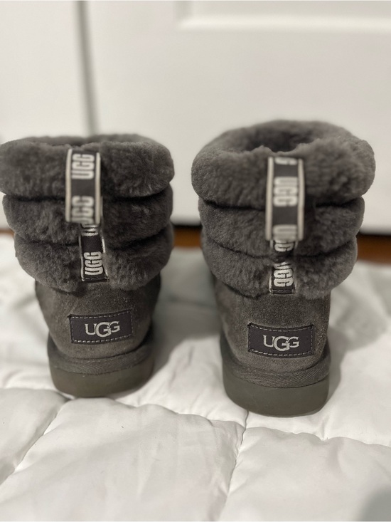 UGG Shoes - UGG Short Shearling Boots in Charcoal, great condition size 7